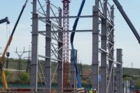 Монтаж металлоконструкций объекта ТЭЦ в Ереване